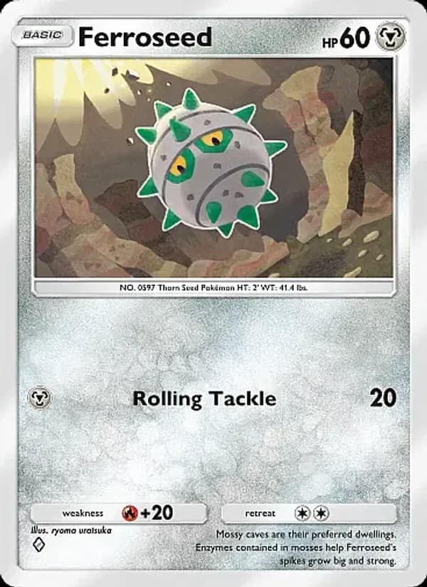 Ferroseed card in English