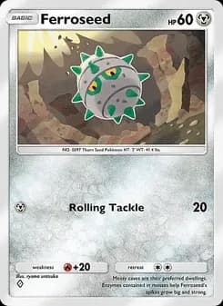 Ferroseed card in English