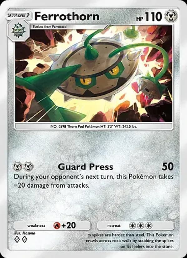 Ferrothorn card in English