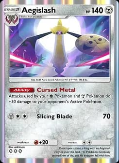 Aegislash card in English