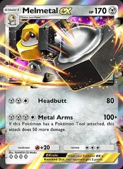 Melmetal ex card in English