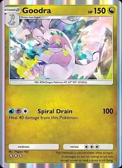 Goodra card in English