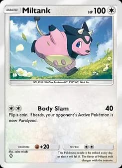 Miltank card in English