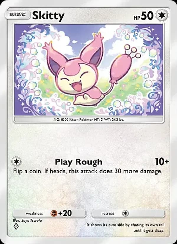 Skitty card in English