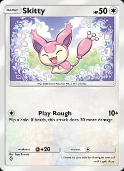 Skitty card in English