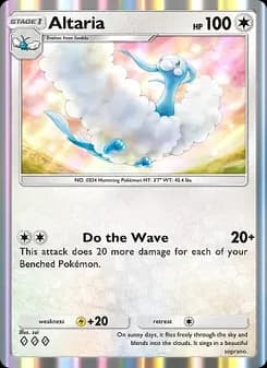Altaria card in English