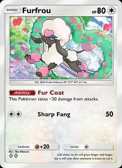 Furfrou card in English
