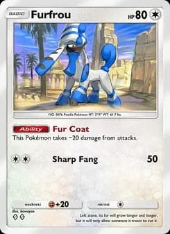 Furfrou card in English