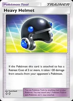 Heavy Helmet card in English