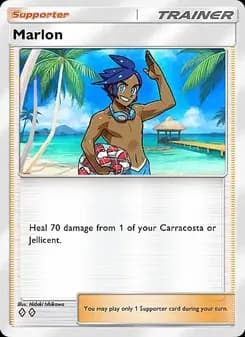 Marlon card in English