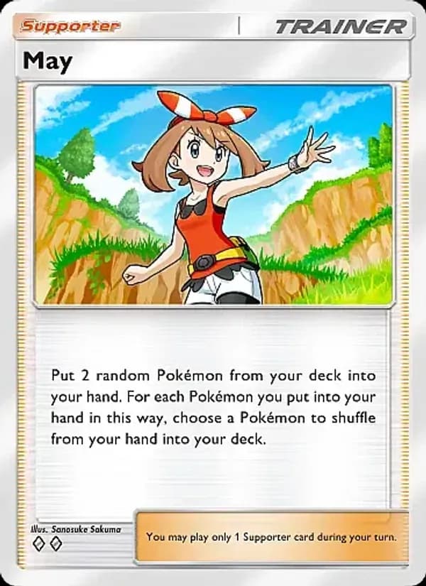 May card in English
