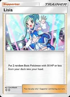 Lisia card in English