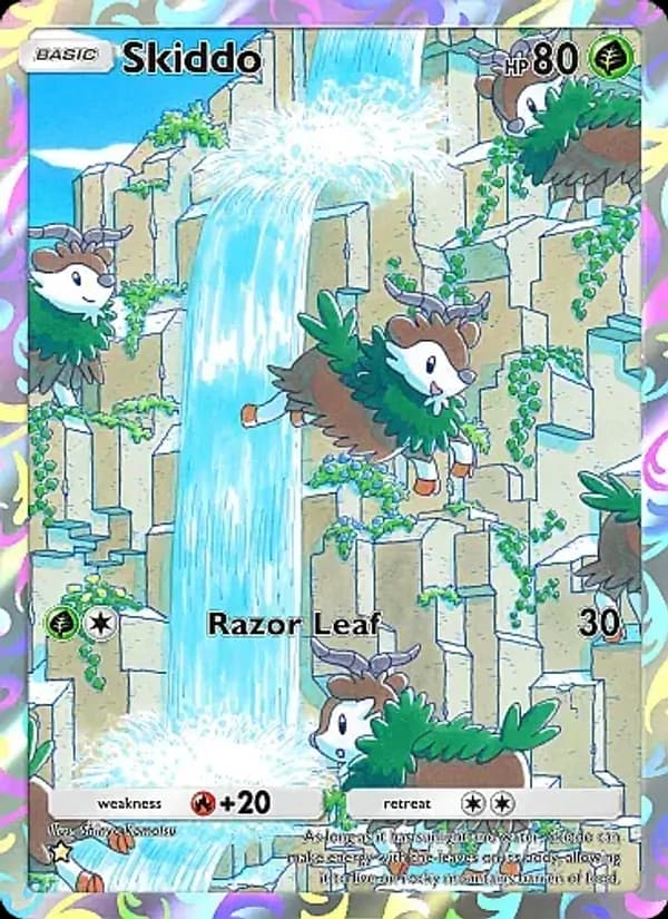 Skiddo card in English