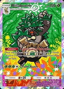Rillaboom card in English