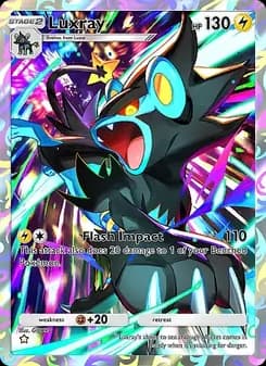 Luxray card in English
