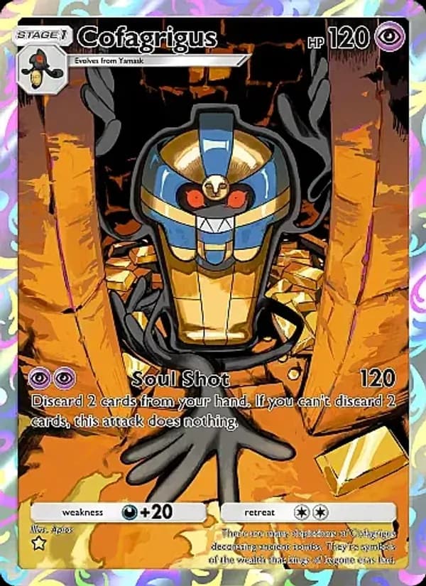 Cofagrigus card in English