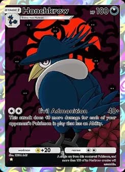 Honchkrow card in English