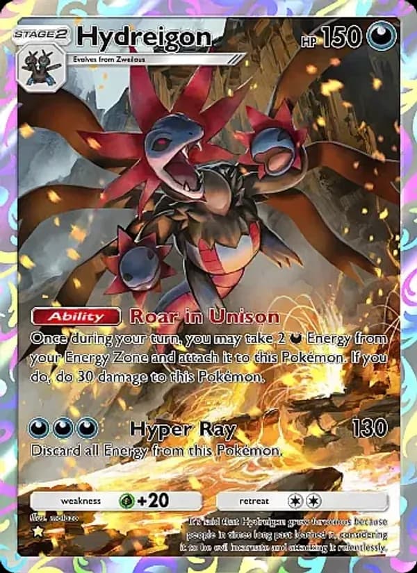 Hydreigon card in English