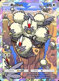 Rufflet card in English