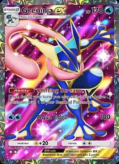 Greninja ex card in English