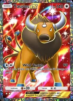 Tauros ex card in English