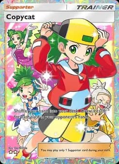 Copycat card in English