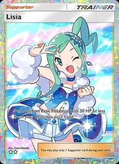 Lisia card in English