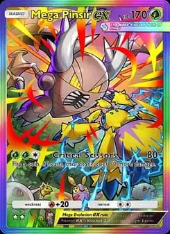 Mega Pinsir ex card in English