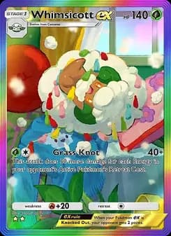 Whimsicott ex card in English