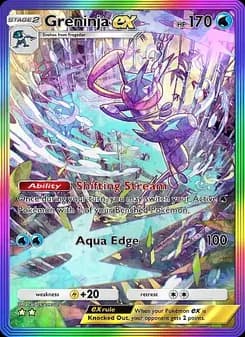 Greninja ex card in English