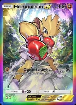 Hitmonchan ex card in English