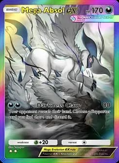 Mega Absol ex card in English