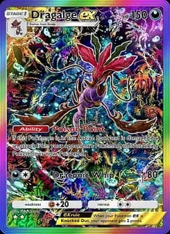 Dragalge ex card in English