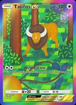 Tauros ex card in English