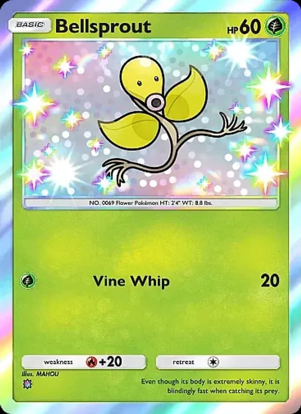 Bellsprout card in English