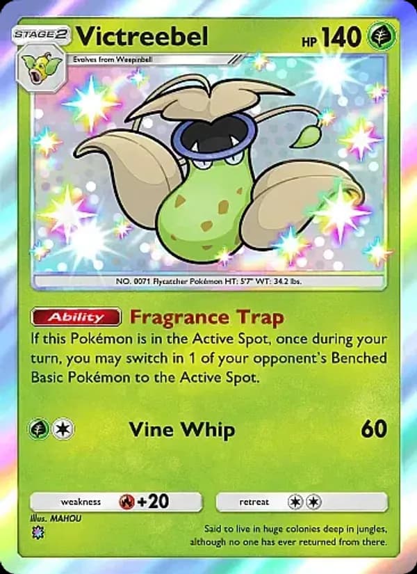Victreebel card in English