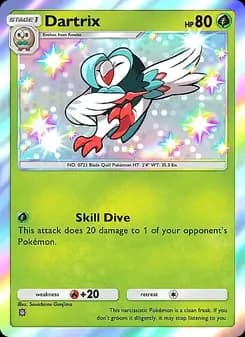 Dartrix card in English