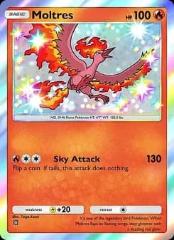Moltres card in English