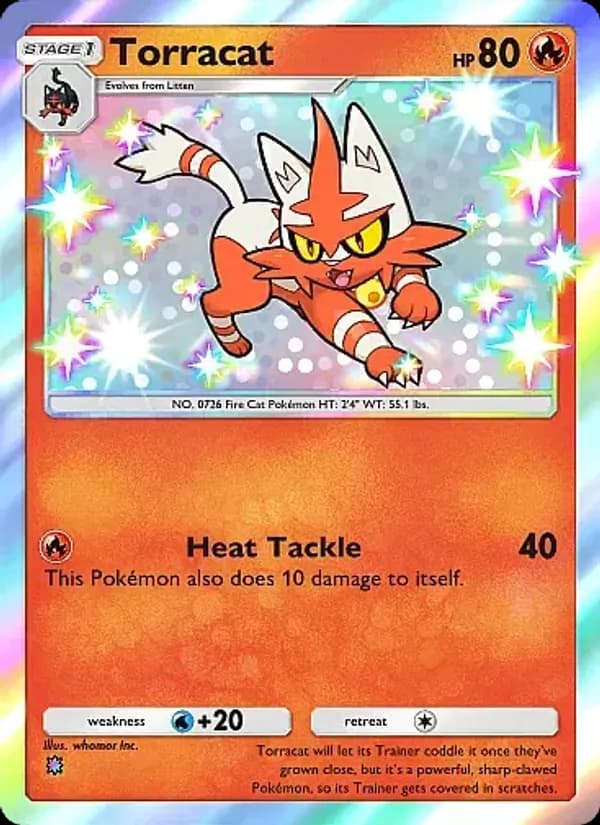 Torracat card in English