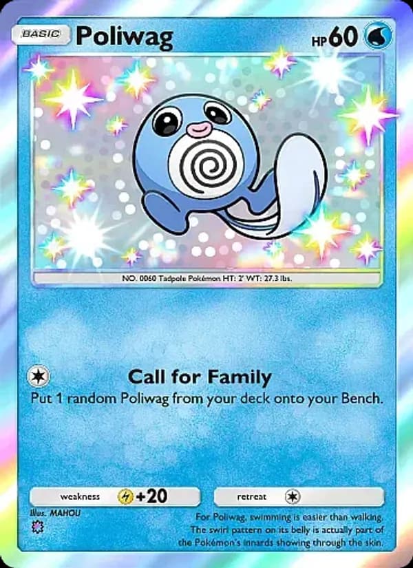Poliwag card in English