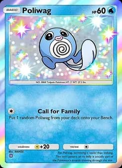 Poliwag card in English