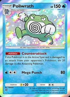 Poliwrath card in English