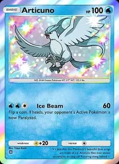 Articuno card in English