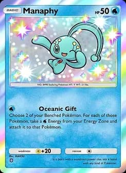 Manaphy card in English