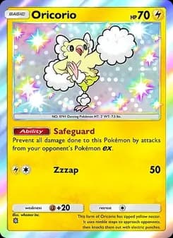 Oricorio card in English