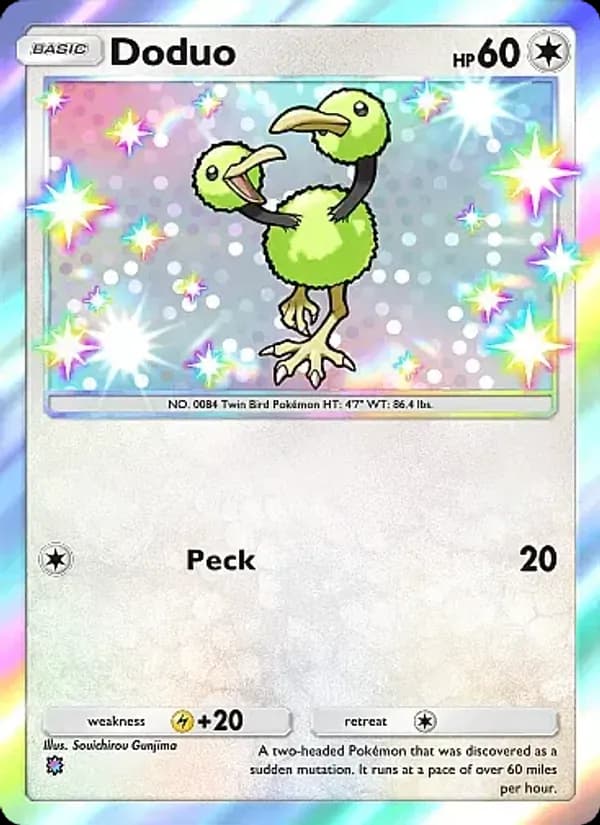 Doduo card in English