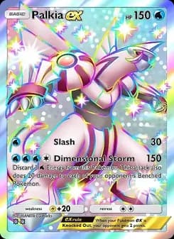 Palkia ex card in English