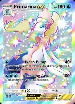 Primarina ex card in English
