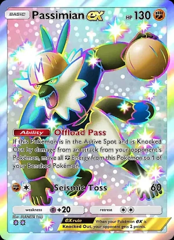 Passimian ex card in English