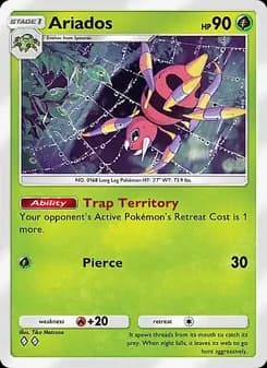 Ariados card in English